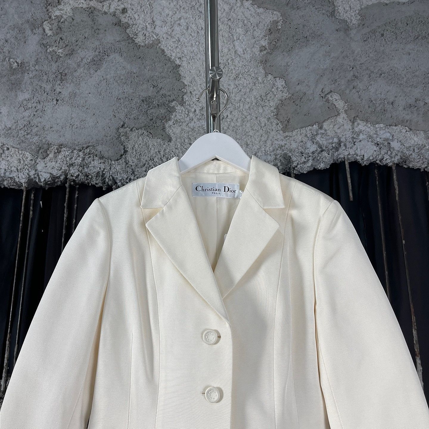 Dior Dior Silk Blend Button Up Blazer Size 36 Size XS / US 0-2 / IT 36-38 - 5 Thumbnail