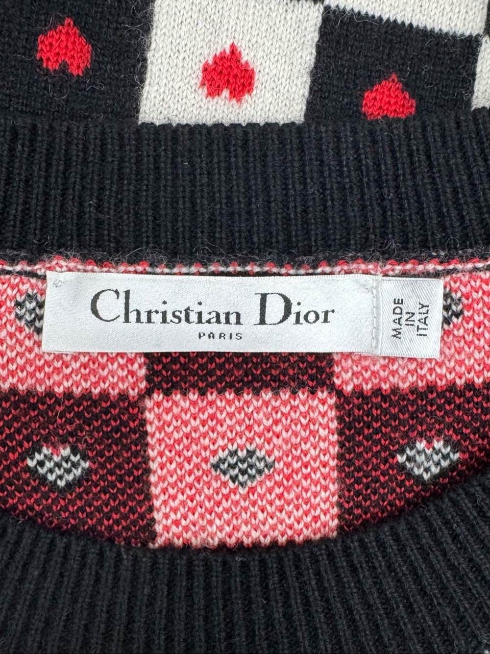 Dior Dior Heart Checkered Sweater Size FR 36 Size XS / US 0-2 / IT 36-38 - 3 Thumbnail