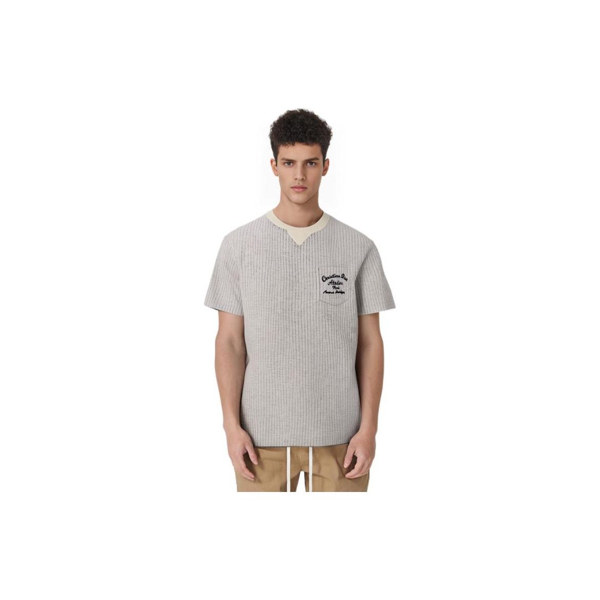 Dior Dior Striped Logo T-Shirt Size M Size US M / EU 48-50 / 2 - 10 Thumbnail