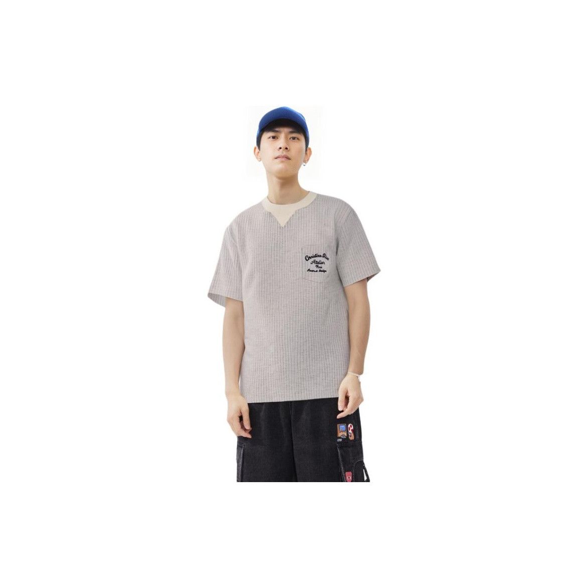 Dior Dior Striped Logo T-Shirt Size M Size US M / EU 48-50 / 2 - 11 Thumbnail