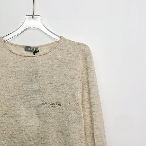 Dior Dior Christian Dior Couture Sweater Beige Size M Size US M / EU 48-50 / 2 - 5 Thumbnail