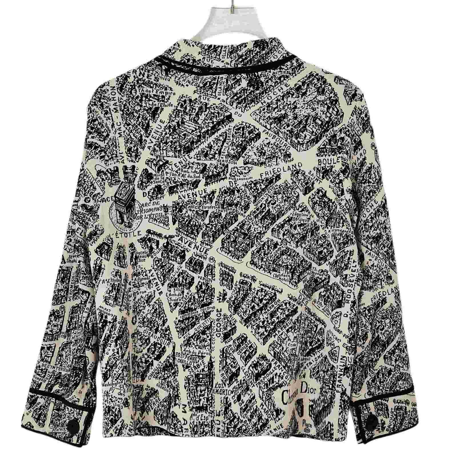 Dior Dior Plan de Paris Print Jacket Size 36 Size XS / US 0-2 / IT 36-38 - 2 Thumbnail