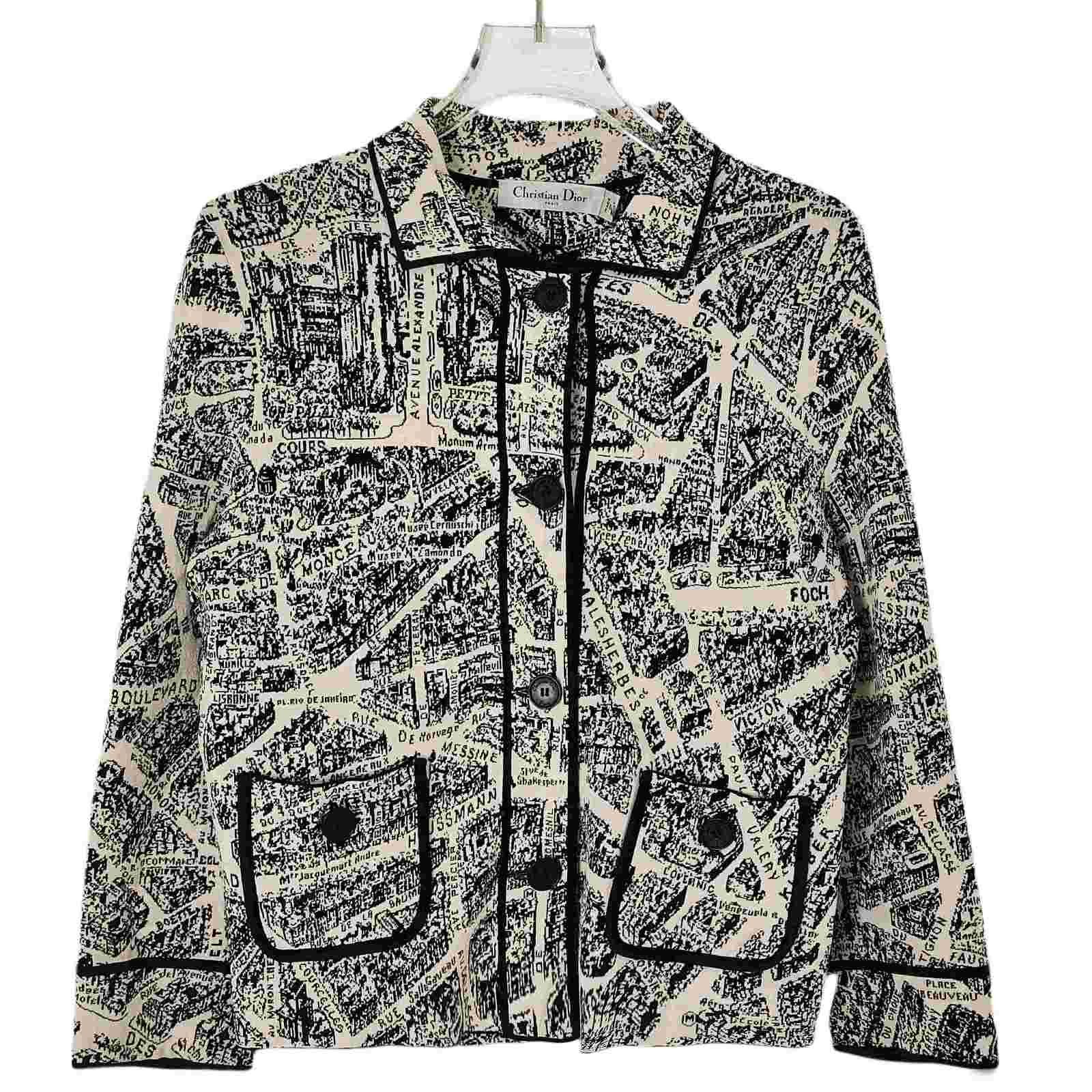Dior Dior Plan de Paris Print Jacket Size 36 Size XS / US 0-2 / IT 36-38 - 9 Thumbnail