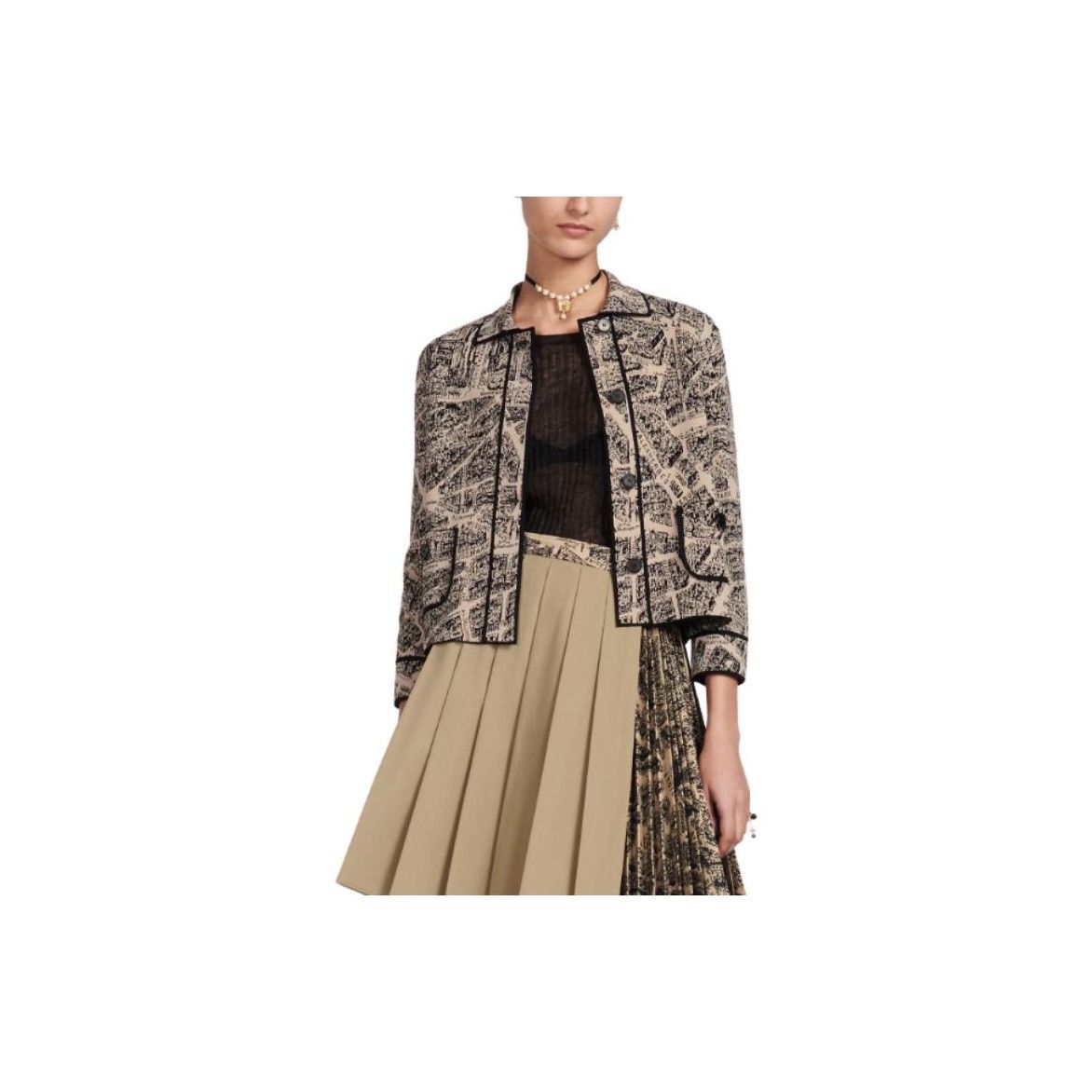 Dior Dior Plan de Paris Print Jacket Size 36 Size XS / US 0-2 / IT 36-38 - 10 Thumbnail