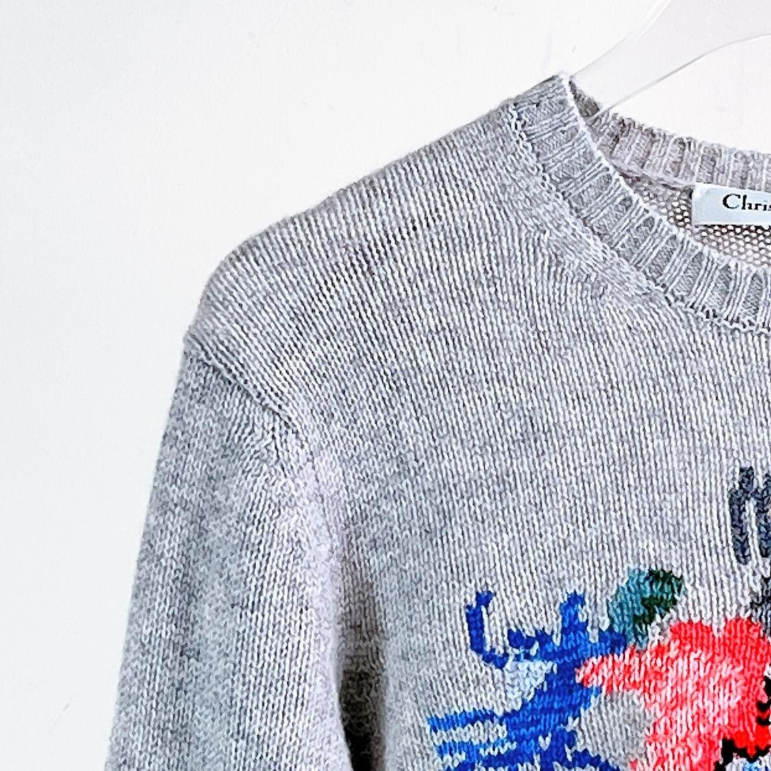 Dior Christian Dior Graphic Knit Sweater Size 34 Size XS / US 0-2 / IT 36-38 - 6 Thumbnail