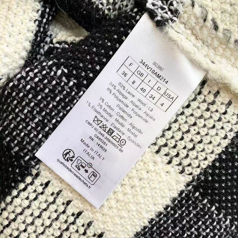 Dior Dior Plaid Wool Knit Jacket Size 36 Size XS / US 0-2 / IT 36-38 - 4 Thumbnail