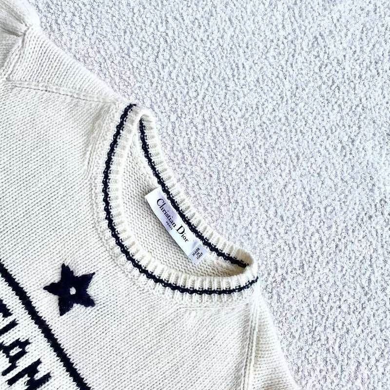 Dior Dior Logo Star Wool Cashmere Sweater Size 40 Size M / US 6-8 / IT 42-44 - 3 Thumbnail