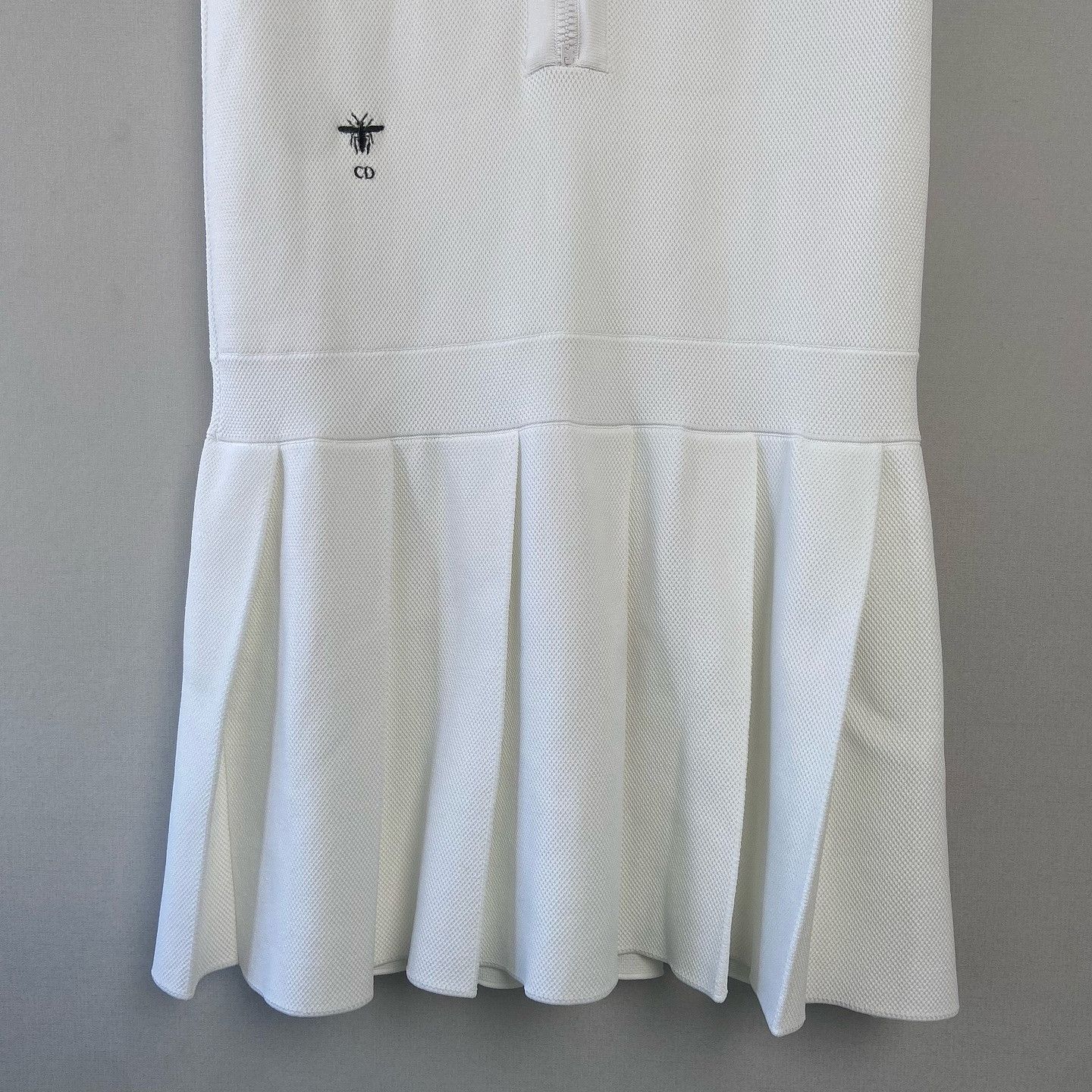 Dior Dior Bee Embroidered Zip Mini Dress Size 34 Size XS / US 0-2 / IT 36-38 - 8 Thumbnail