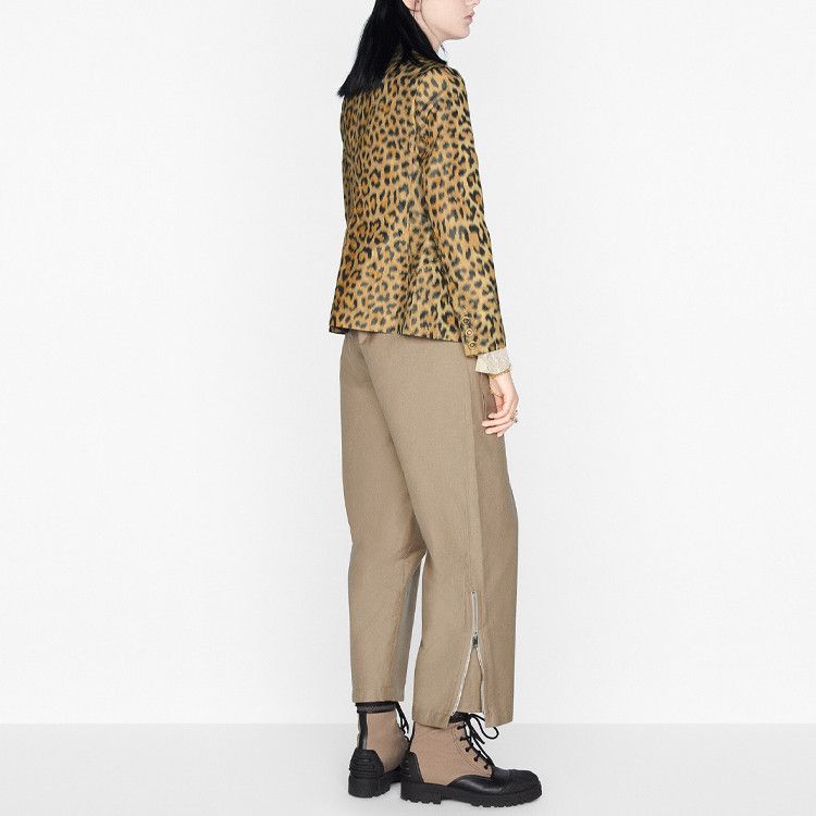 Dior Dior Leopard Print Silk Blazer Size 36 Size XS / US 0-2 / IT 36-38 - 8 Thumbnail