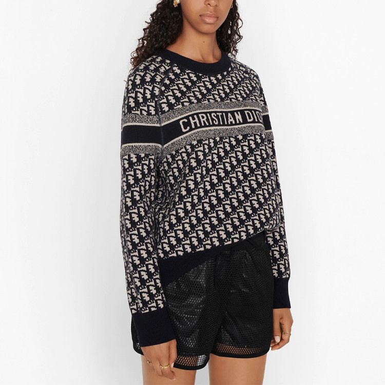 Dior Dior Oblique Cashmere Sweater Size FR 36 Size XS / US 0-2 / IT 36-38 - 12 Thumbnail