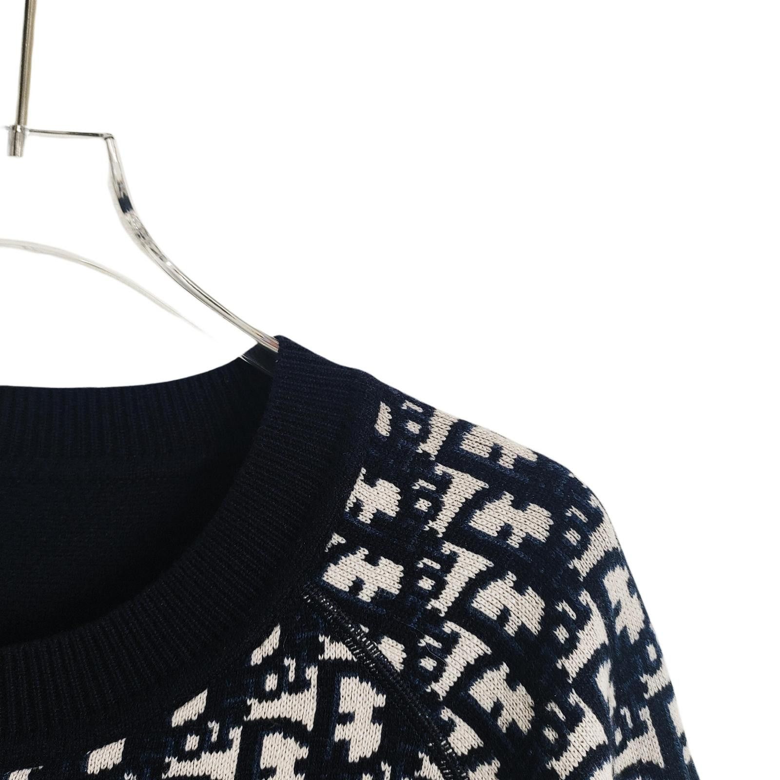 Dior Dior Oblique Cashmere Sweater Size FR 36 Size XS / US 0-2 / IT 36-38 - 5 Thumbnail