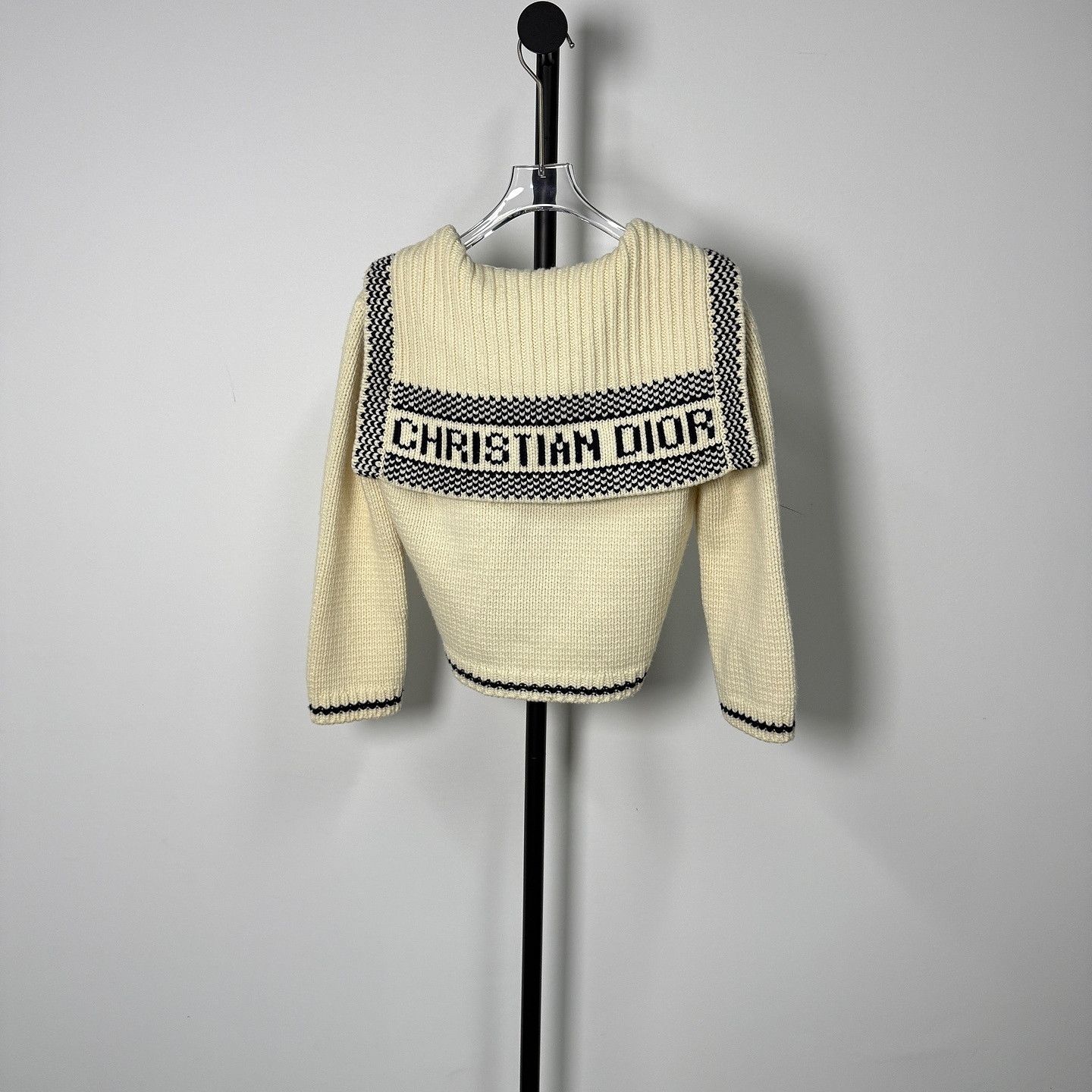 Dior Dior Sailor Collar Knit Cardigan Size 36 Size XS / US 0-2 / IT 36-38 - 2 Thumbnail