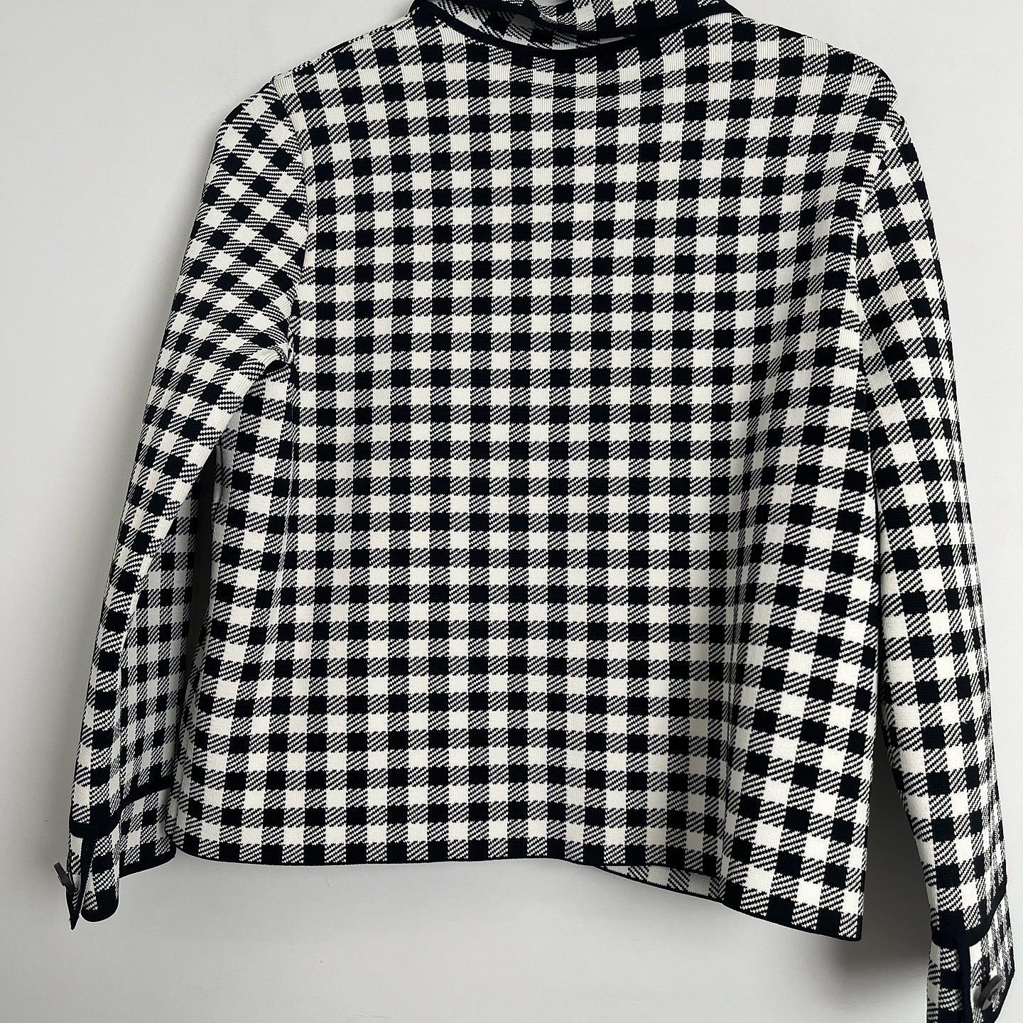 Dior Dior Checkered Knit Jacket Size 40 Size M / US 6-8 / IT 42-44 - 2 Thumbnail