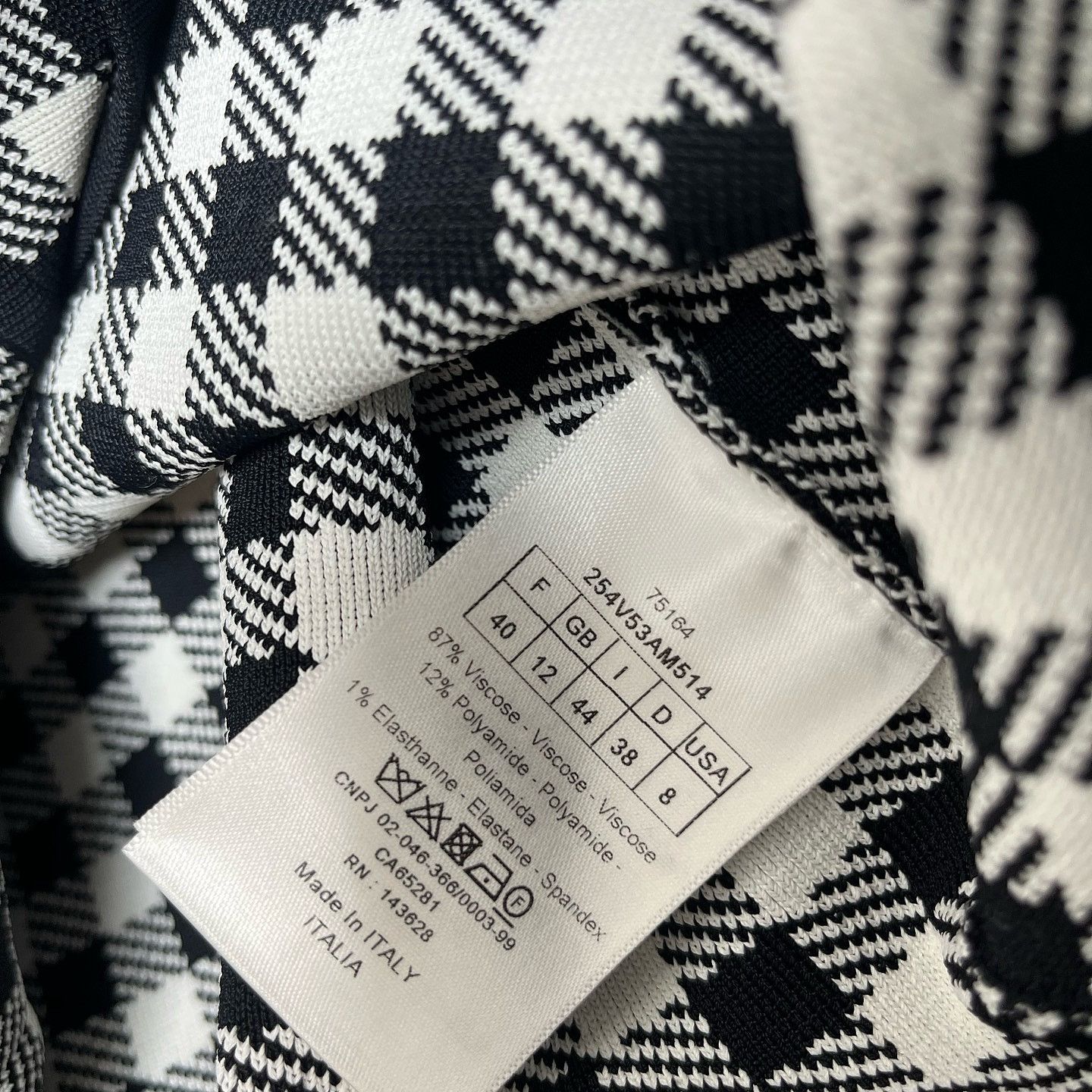 Dior Dior Checkered Knit Jacket Size 40 Size M / US 6-8 / IT 42-44 - 4 Thumbnail