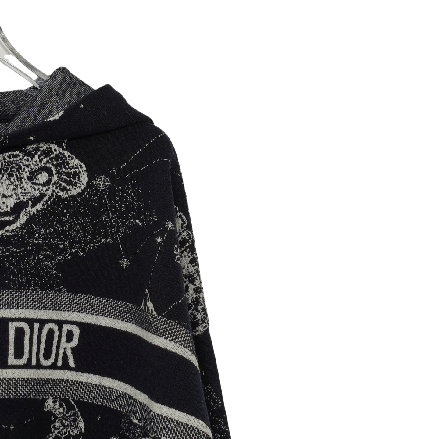 Dior Dior Zodiac Logo Knit Hoodie Size XS Size US XS / EU 42 / 0 - 6 Thumbnail