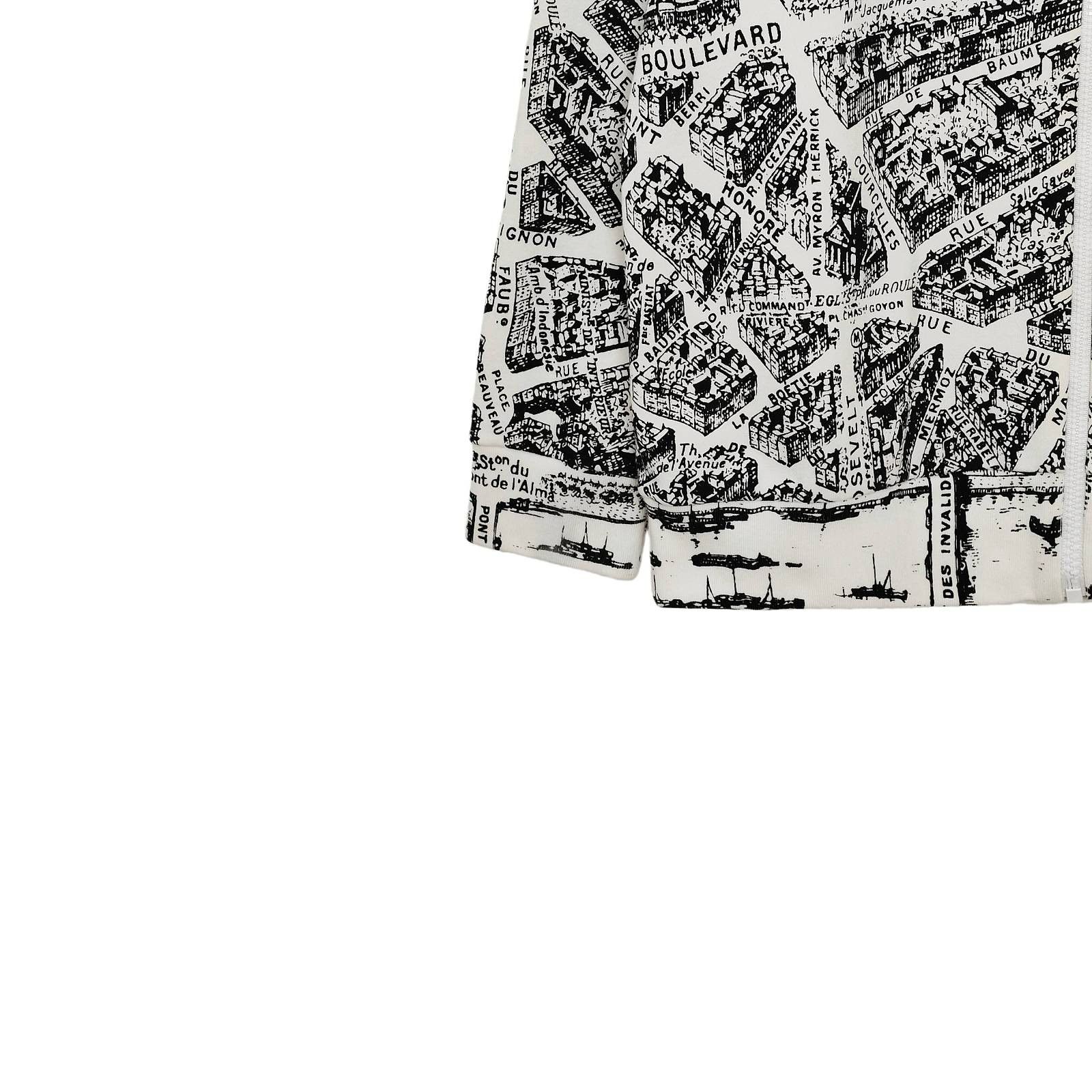 Dior Dior Map Print Zip-Up Hoodie Size S Size S / US 4 / IT 40 - 7 Thumbnail
