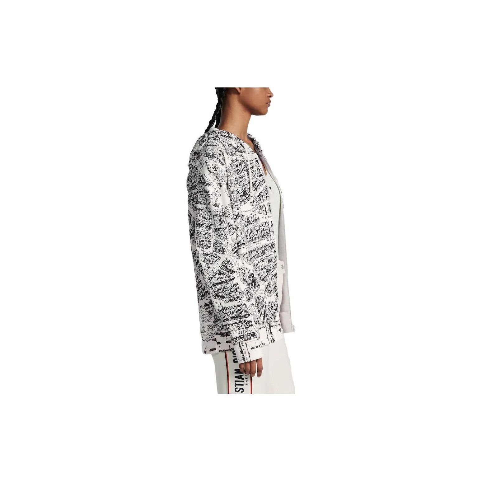 Dior Dior Map Print Zip-Up Hoodie Size S Size S / US 4 / IT 40 - 10 Thumbnail