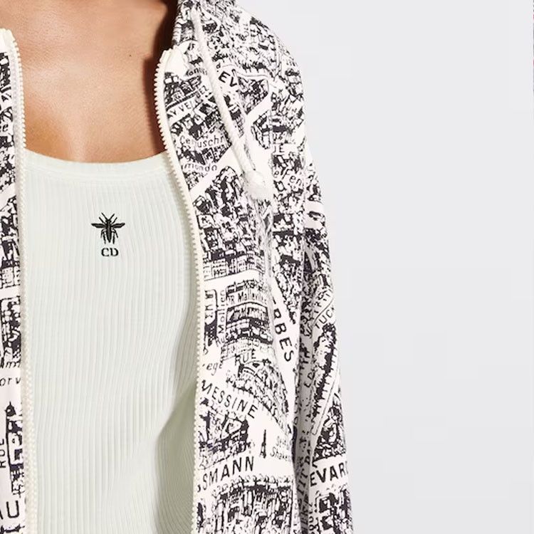Dior Dior Map Print Zip-Up Hoodie Size S Size S / US 4 / IT 40 - 12 Thumbnail