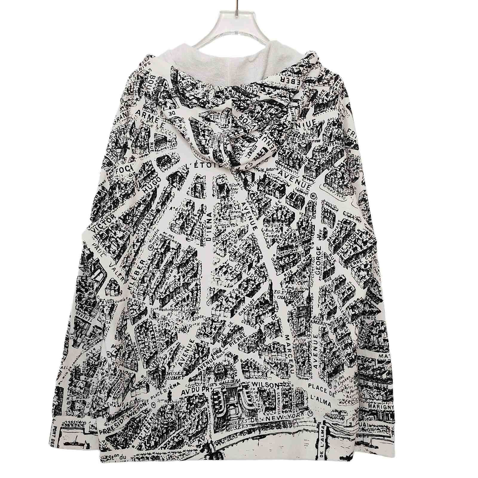 Dior Dior Map Print Zip-Up Hoodie Size S Size S / US 4 / IT 40 - 2 Thumbnail