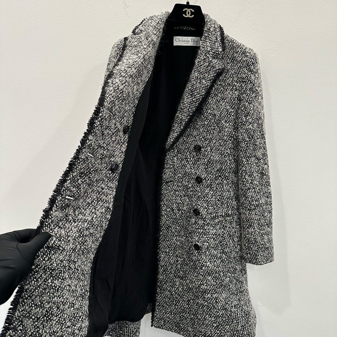 Dior Christian Dior Tweed Coat Size 36 Size XS / US 0-2 / IT 36-38 - 5 Thumbnail