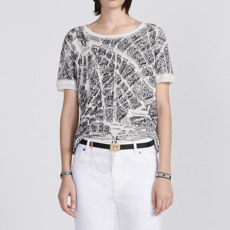Dior Dior Plan de Paris Print T-Shirt Size FR 40 Size M / US 6-8 / IT 42-44 - 10 Thumbnail