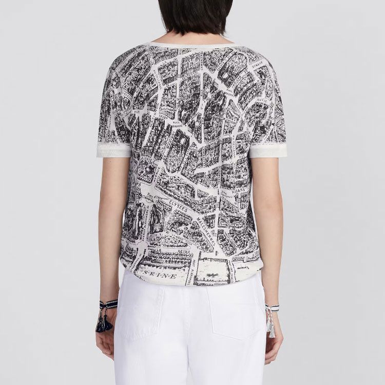 Dior Dior Plan de Paris Print T-Shirt Size FR 40 Size M / US 6-8 / IT 42-44 - 11 Thumbnail