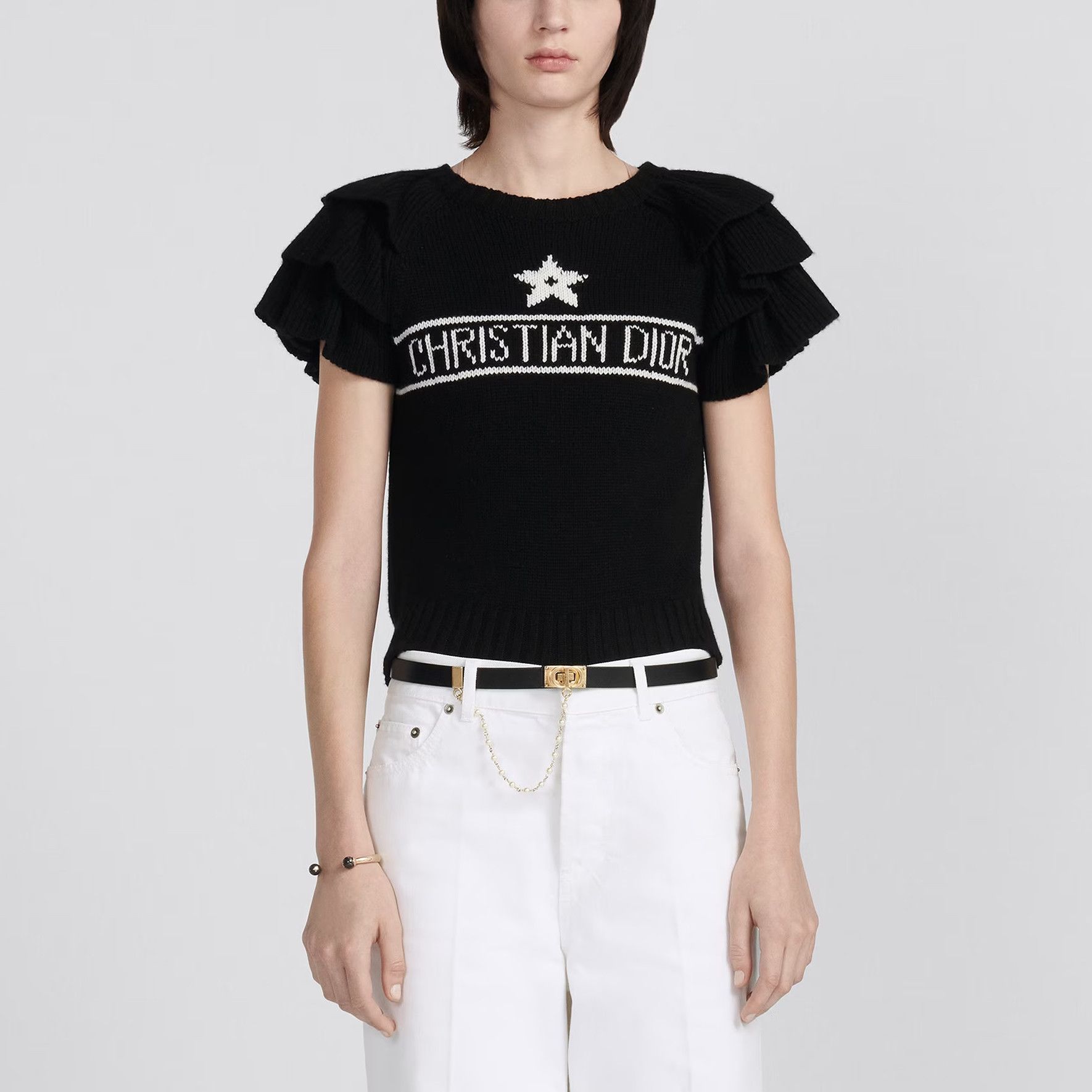 Dior Dior Star Logo Cashmere Sweater Size 36 Size XS / US 0-2 / IT 36-38 - 10 Thumbnail