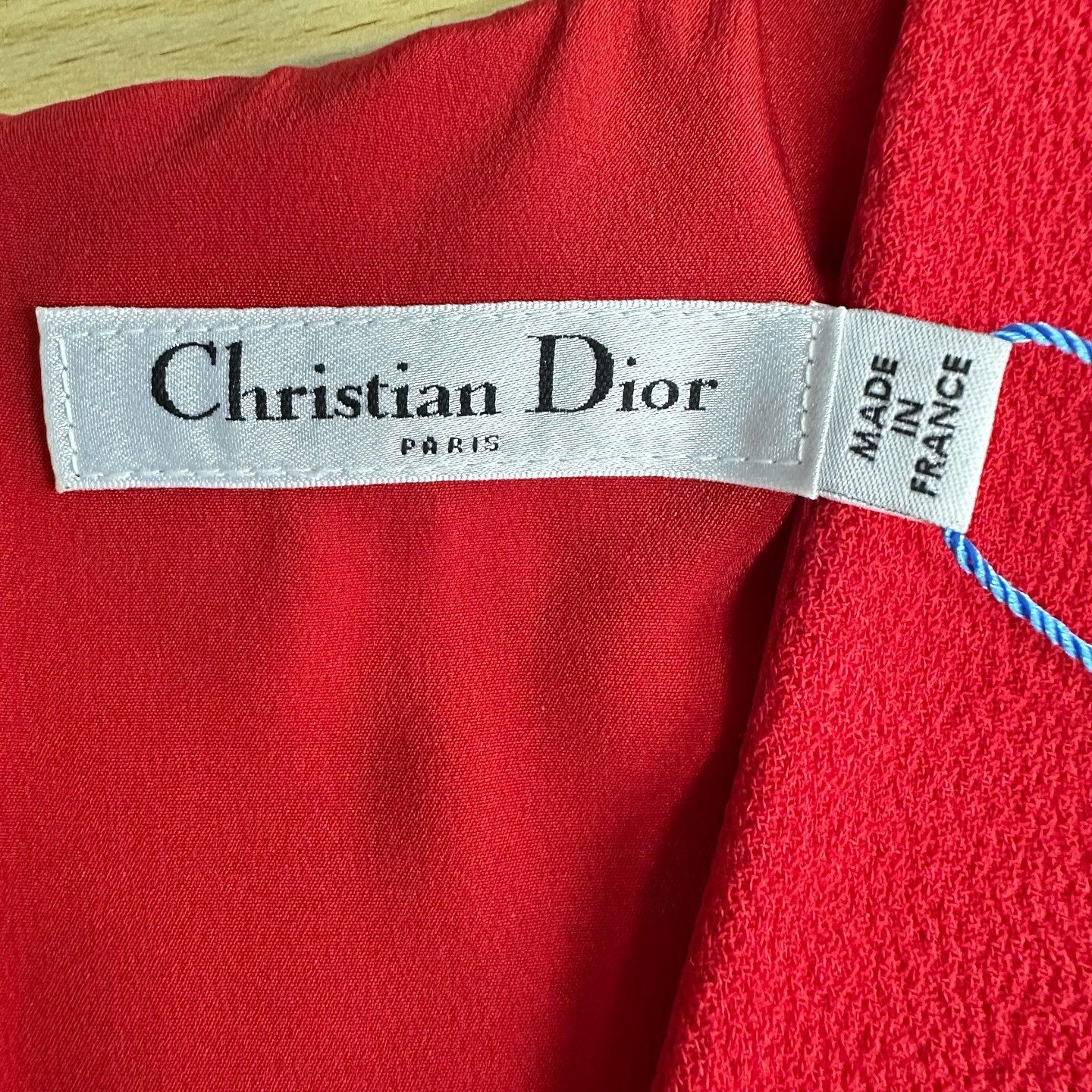 Dior Christian Dior Wool V-Neck Mini Dress Size 38 Size S / US 4 / IT 40 - 3 Thumbnail