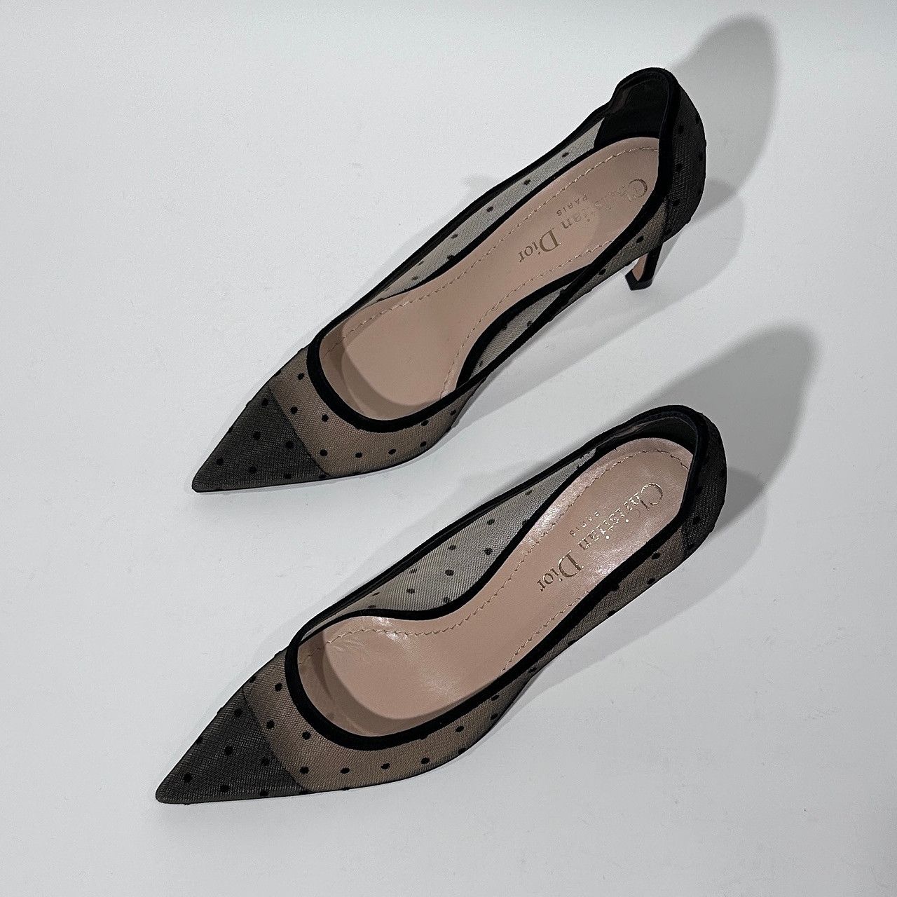 Dior Christian Dior Polka Dot Mesh Pumps Size 37 Size US 7 / IT 37 - 5 Thumbnail