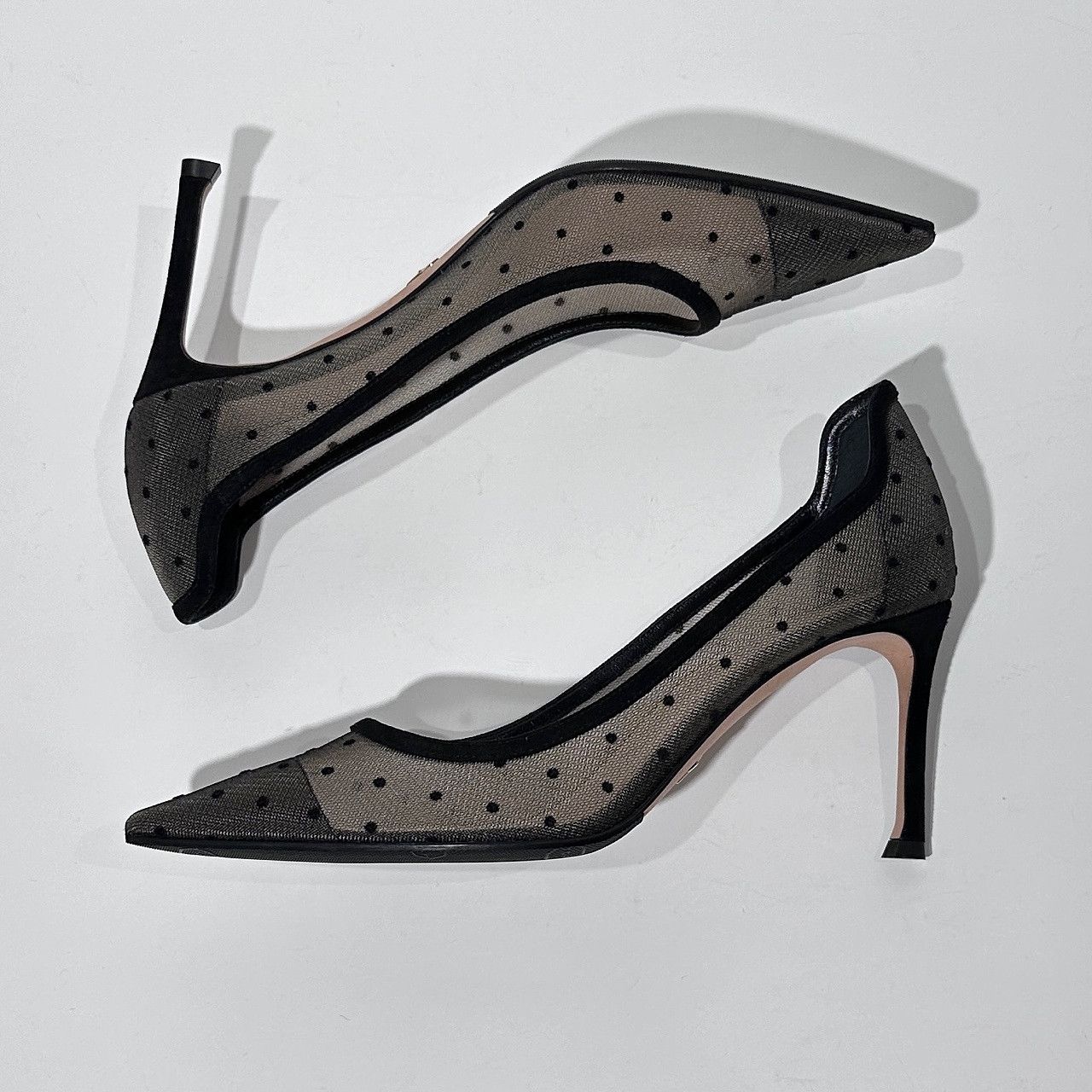 Dior Christian Dior Polka Dot Mesh Pumps Size 37 Size US 7 / IT 37 - 7 Thumbnail