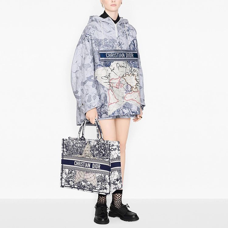 Dior Dior Map Print Hooded Jacket Size XS Size XS / US 0-2 / IT 36-38 - 14 Thumbnail