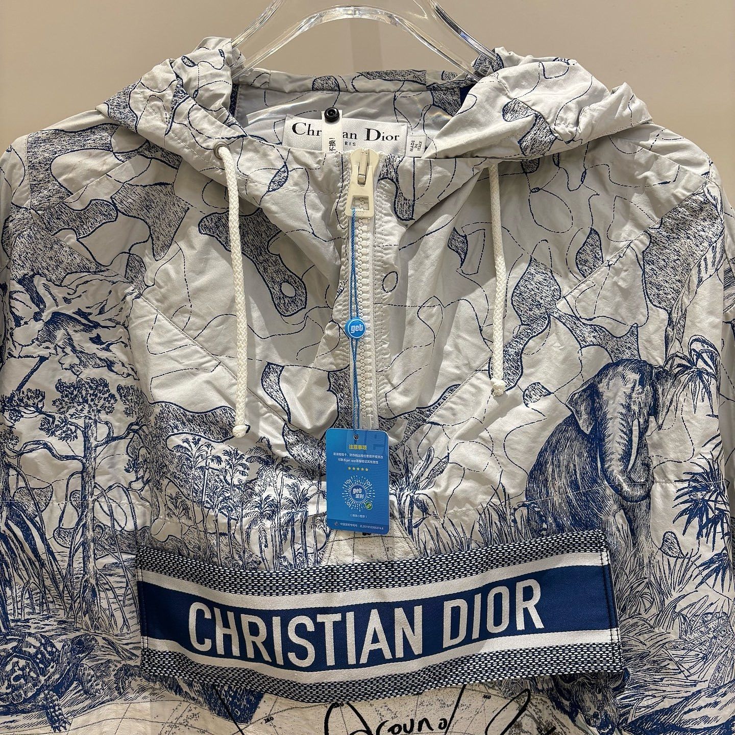 Dior Dior Map Print Hooded Jacket Size XS Size XS / US 0-2 / IT 36-38 - 5 Thumbnail