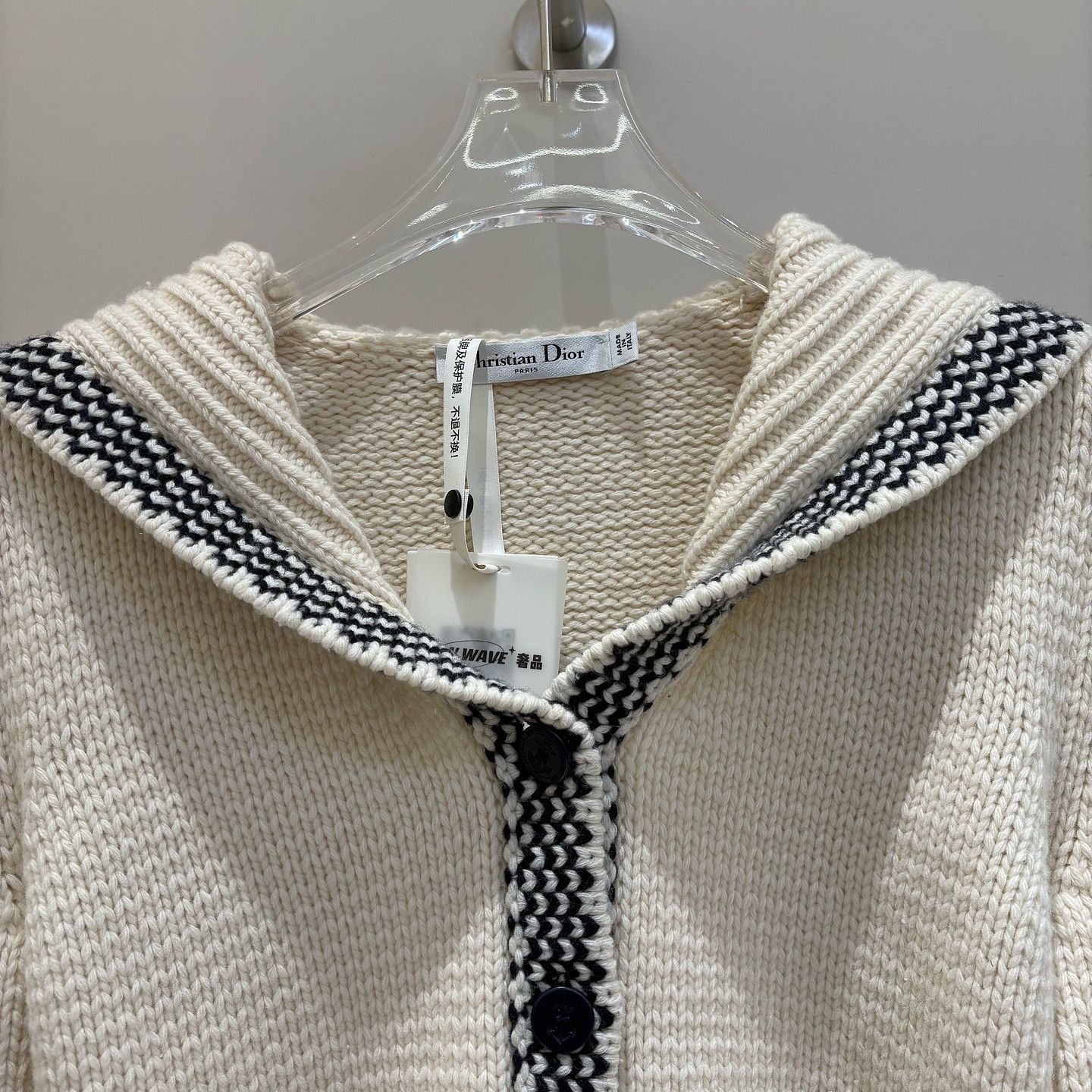 Dior Dior Nautical Wool Cashmere Cardigan Size 36 Size XS / US 0-2 / IT 36-38 - 5 Thumbnail