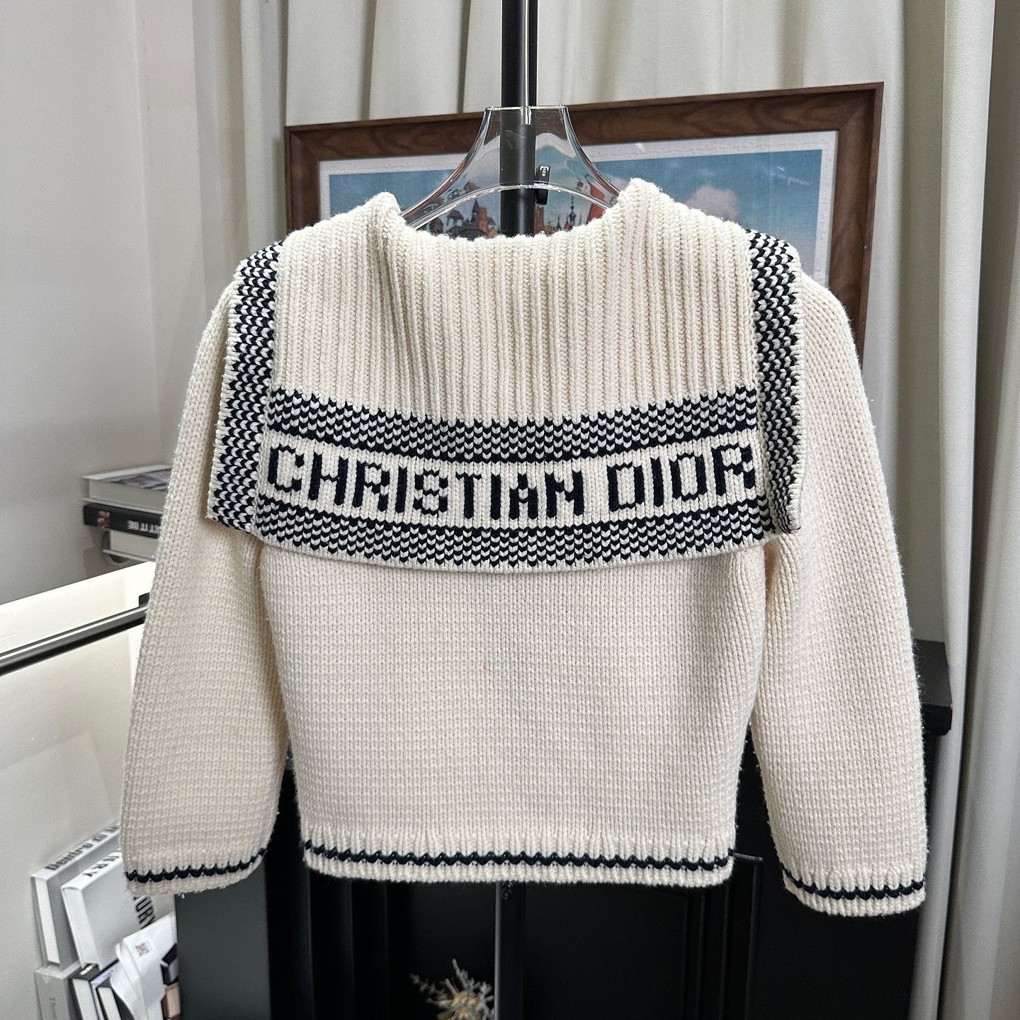 Dior Dior Nautical Wool Cashmere Cardigan Size 36 Size XS / US 0-2 / IT 36-38 - 13 Thumbnail