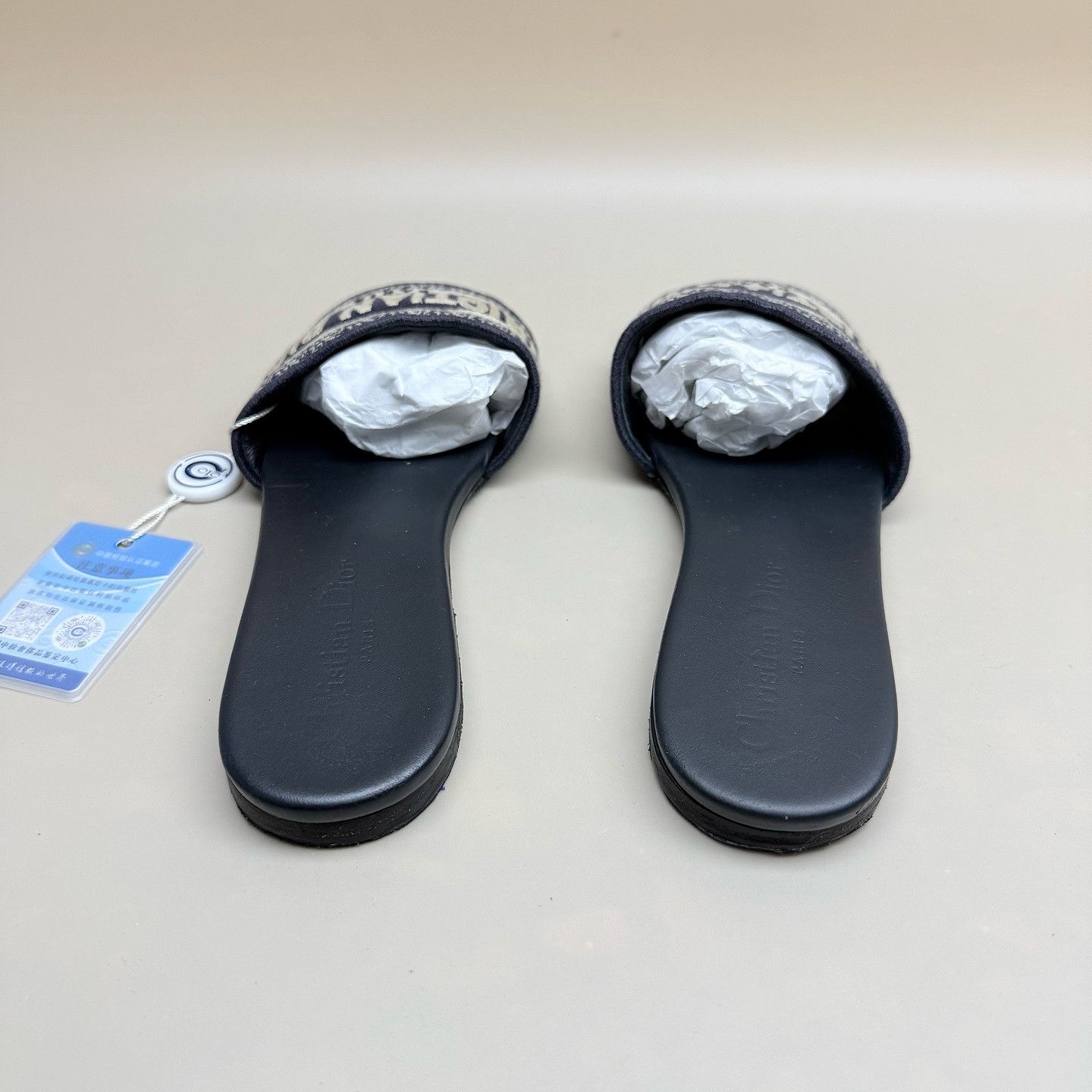 Dior Dior Dway Embroidered Slides Size 36 Size US 6 / IT 36 - 3 Thumbnail