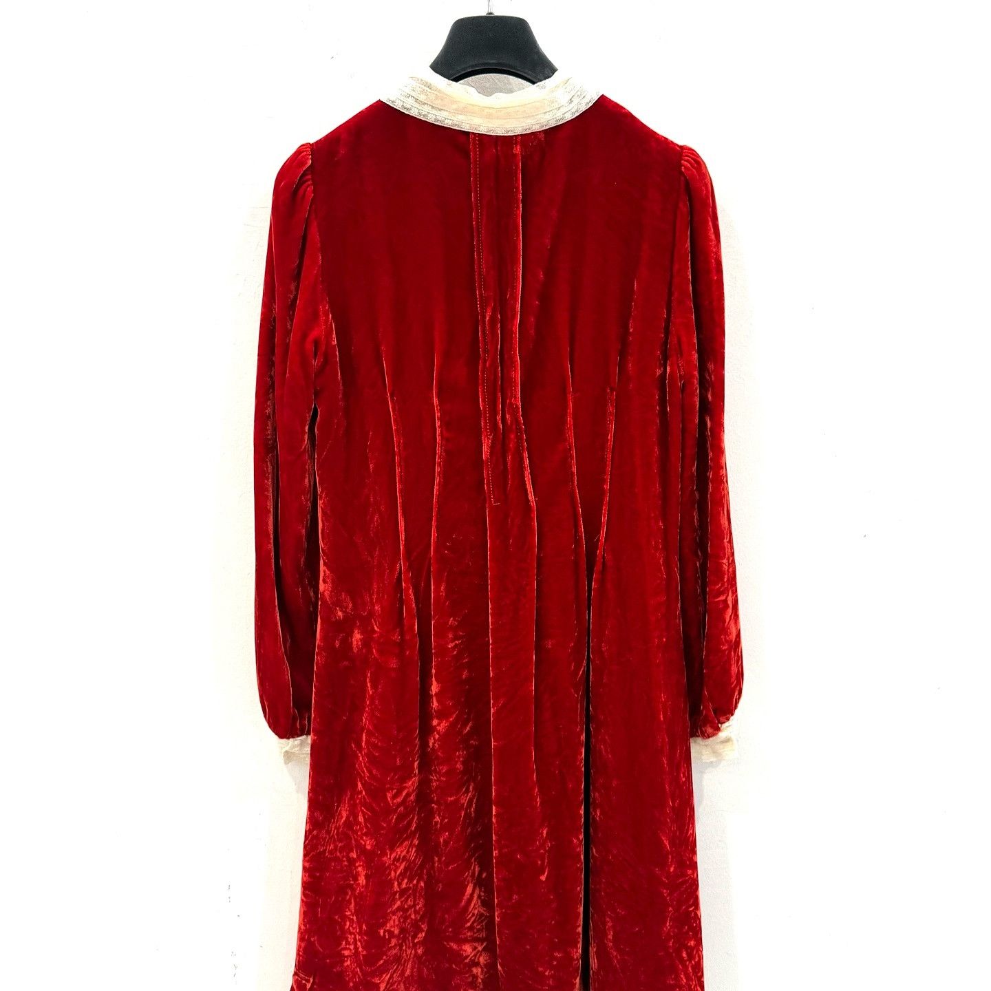 Dior Dior Lace Trim Velvet Dress Size 34 Size XS / US 0-2 / IT 36-38 - 2 Thumbnail