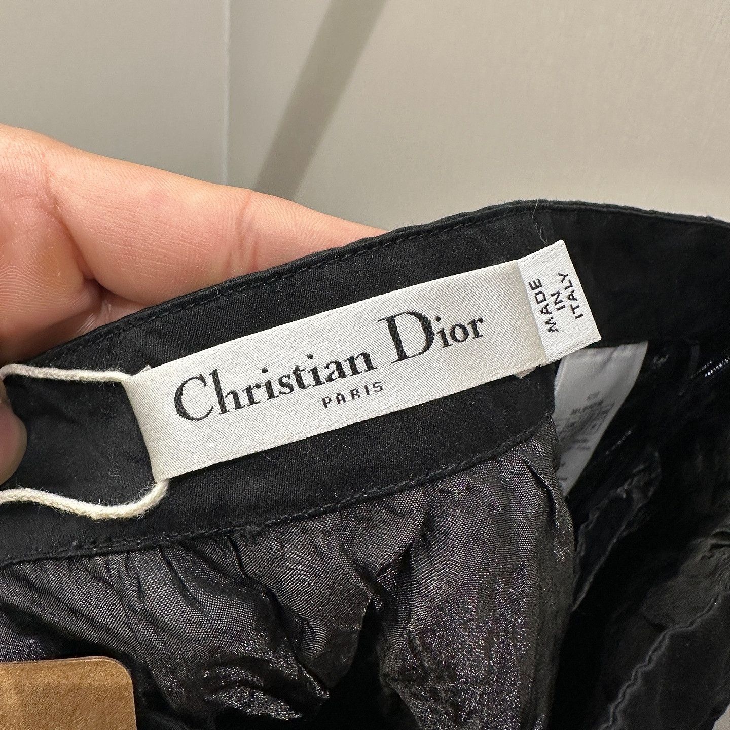 Dior Dior Cotton Metal Fiber Midi Skirt Size 38 Size 27" / US 4 / IT 40 - 3 Thumbnail