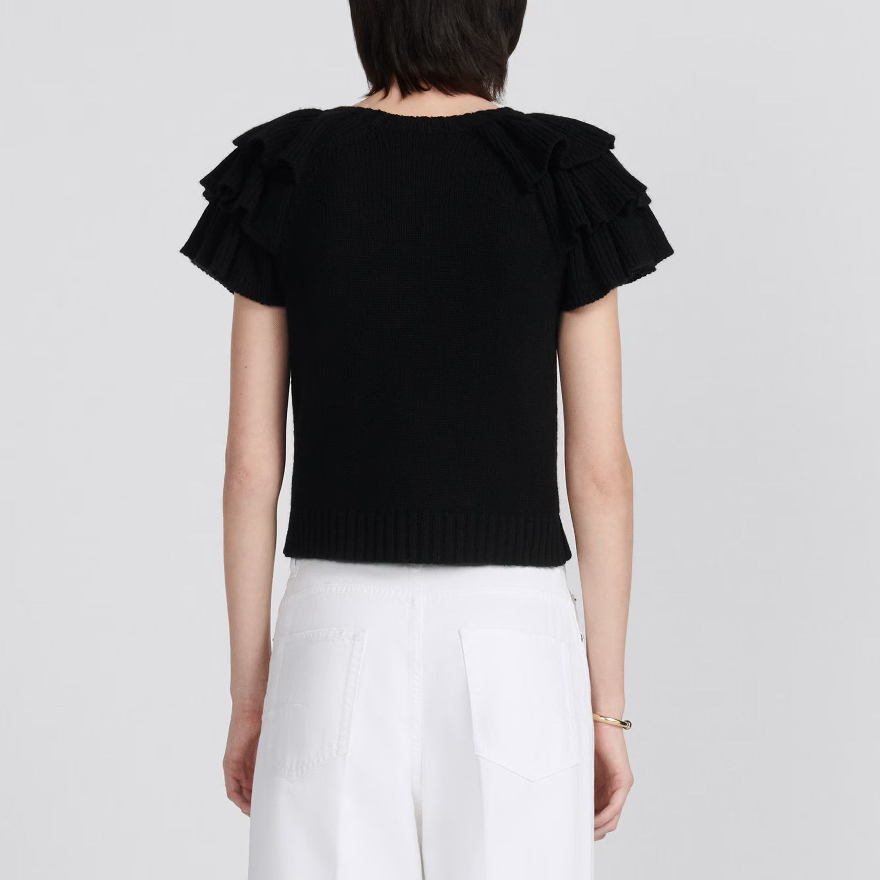Dior Dior Cashmere Logo Ruffle Sweater Size 42 Size M / US 6-8 / IT 42-44 - 10 Thumbnail