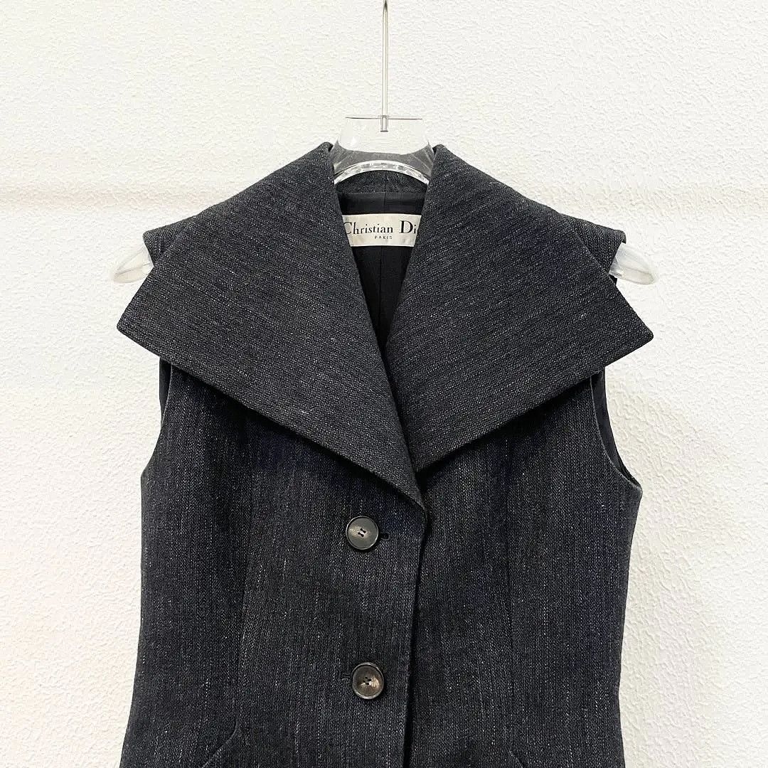 Dior Christian Dior Wool Blend Vest Size 34 Size XS / US 0-2 / IT 36-38 - 3 Thumbnail
