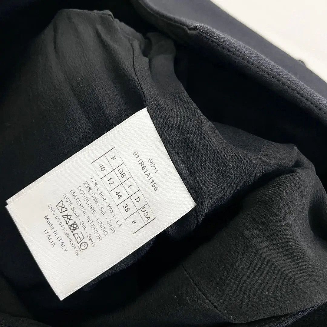 Dior Christian Dior Black Wool Blend Mini Dress Size 40 Size M / US 6-8 / IT 42-44 - 4 Thumbnail