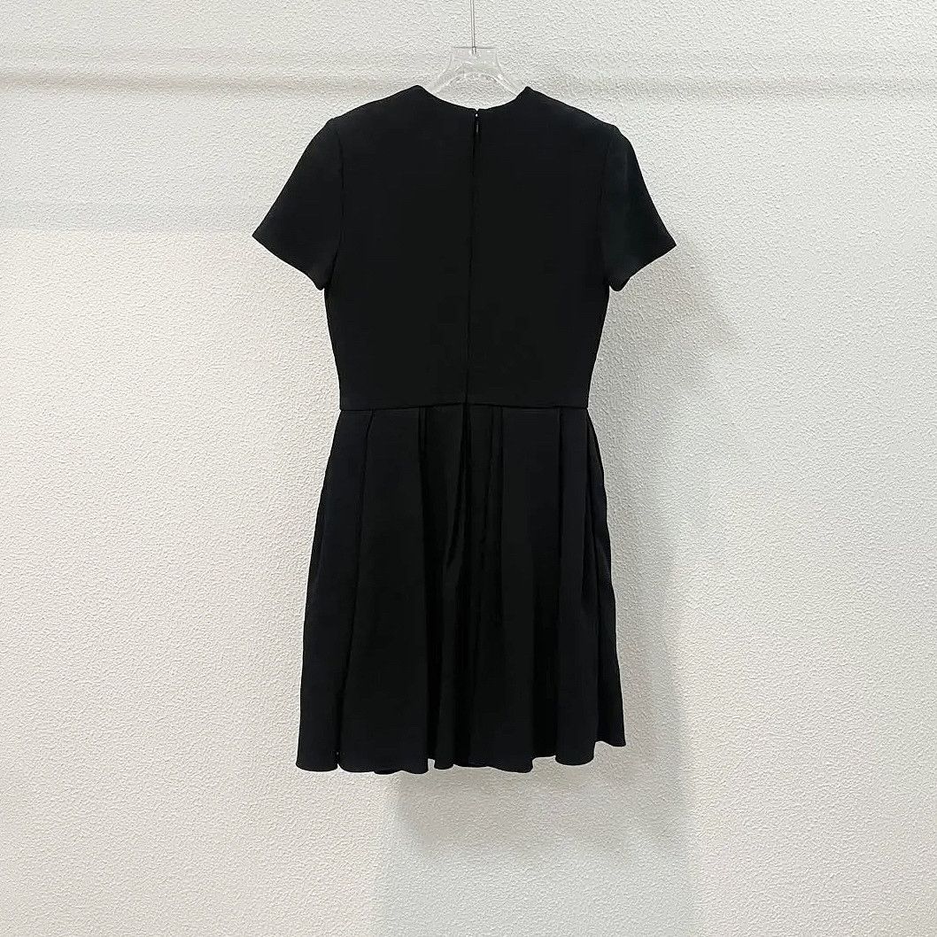 Dior Christian Dior Black Wool Blend Mini Dress Size 40 Size M / US 6-8 / IT 42-44 - 2 Thumbnail