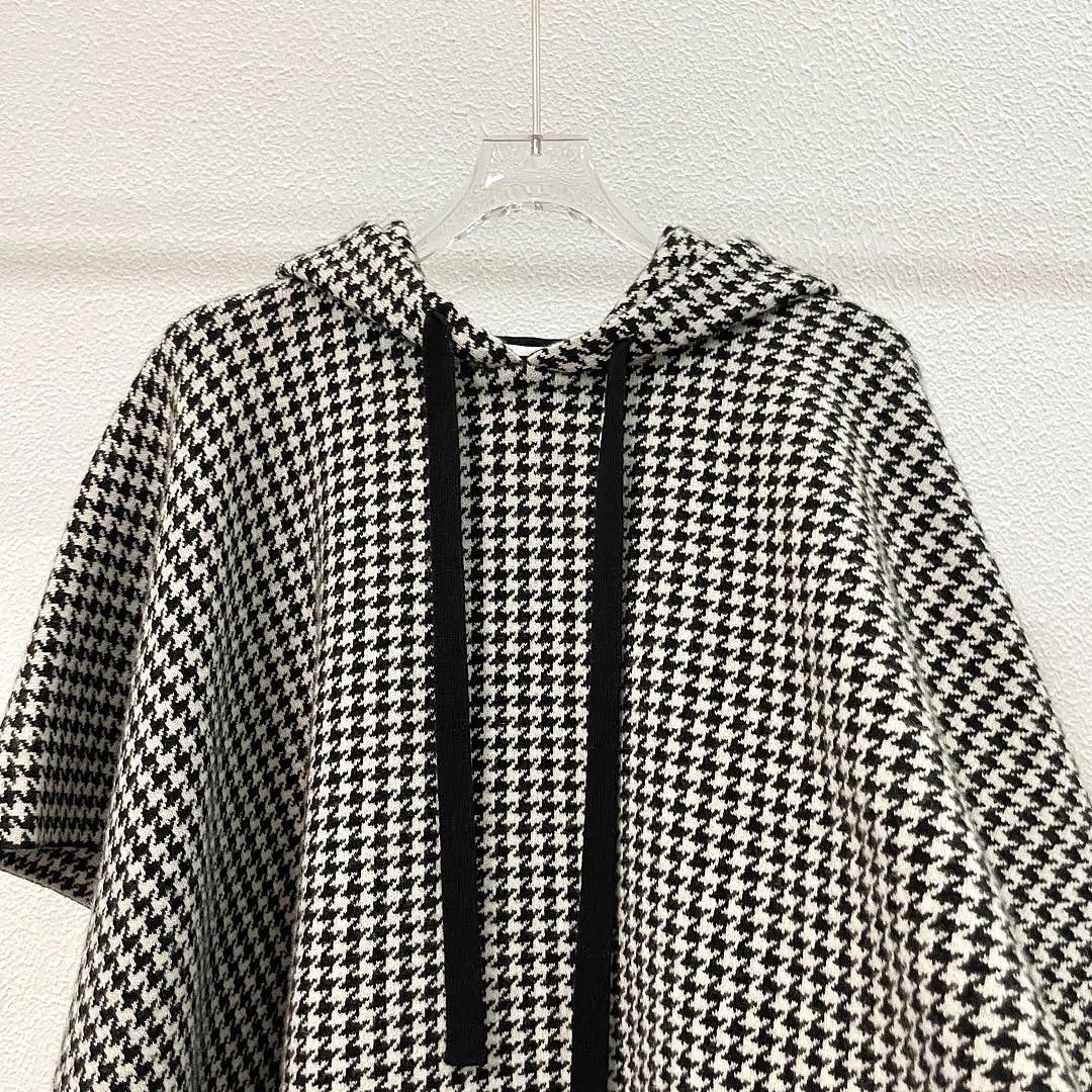 Dior Dior Houndstooth Hooded Cape Size 34 Size XS / US 0-2 / IT 36-38 - 6 Thumbnail