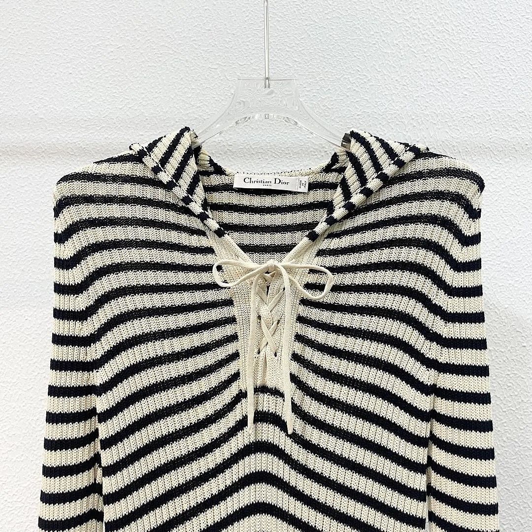 Dior Dior Striped Sailor Knit Mini Dress Size 34 Size XS / US 0-2 / IT 36-38 - 6 Thumbnail