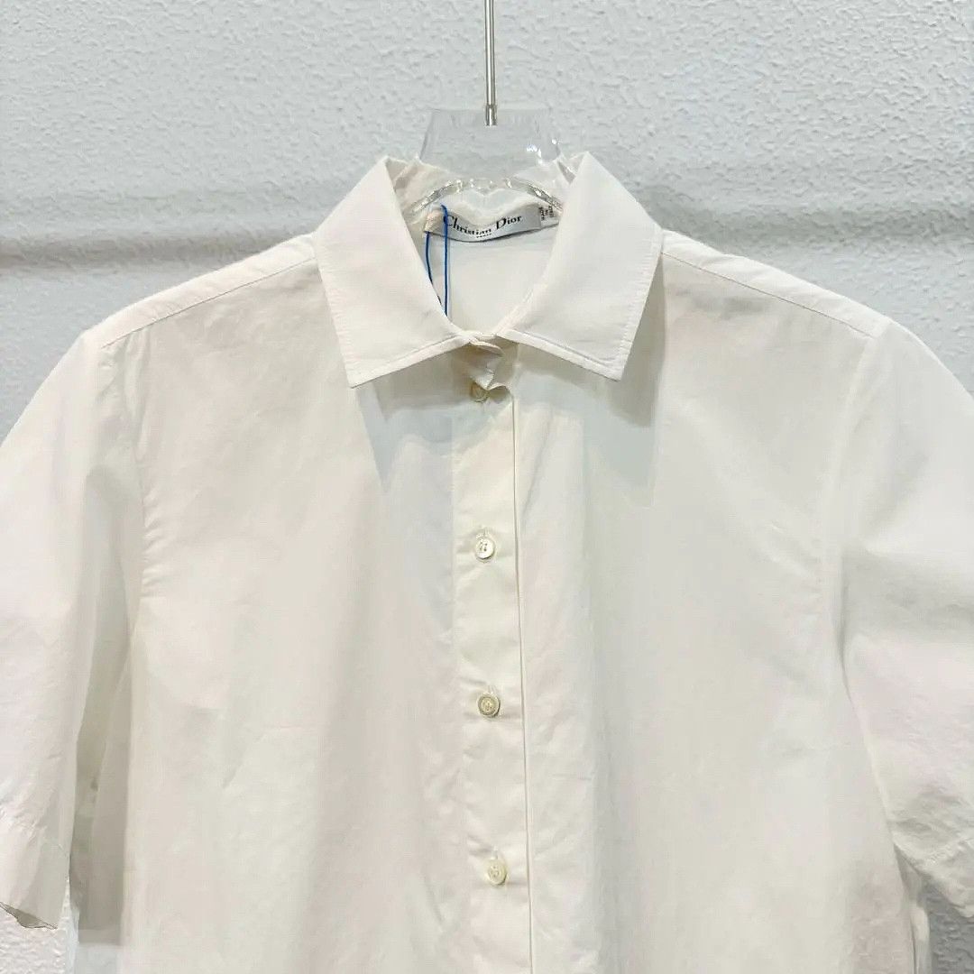 Dior Dior Bee Embroidered Short Sleeve Shirt Size 36 Size XS / US 0-2 / IT 36-38 - 3 Thumbnail