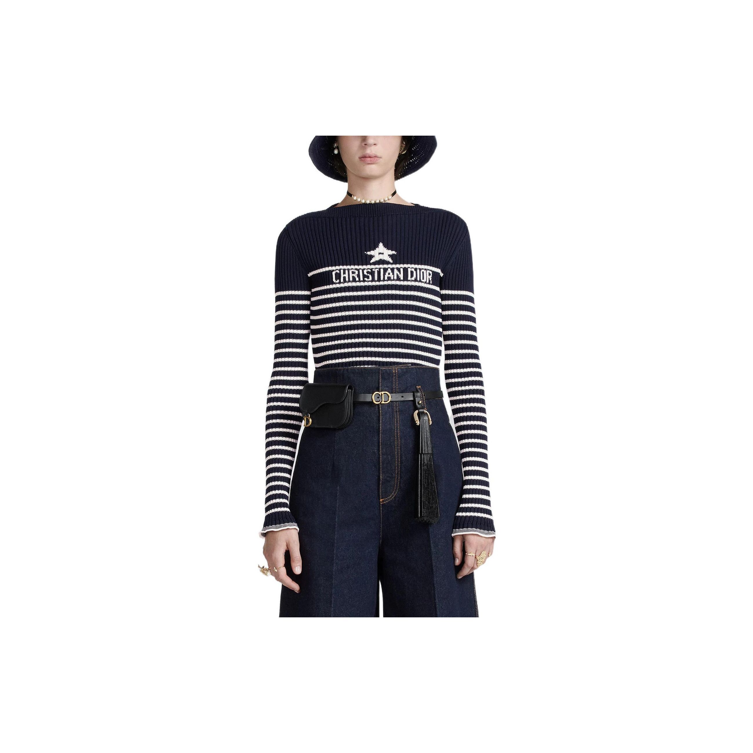 Dior Dior Striped Star Logo Sweater Size FR 34 Size XS / US 0-2 / IT 36-38 - 6 Thumbnail