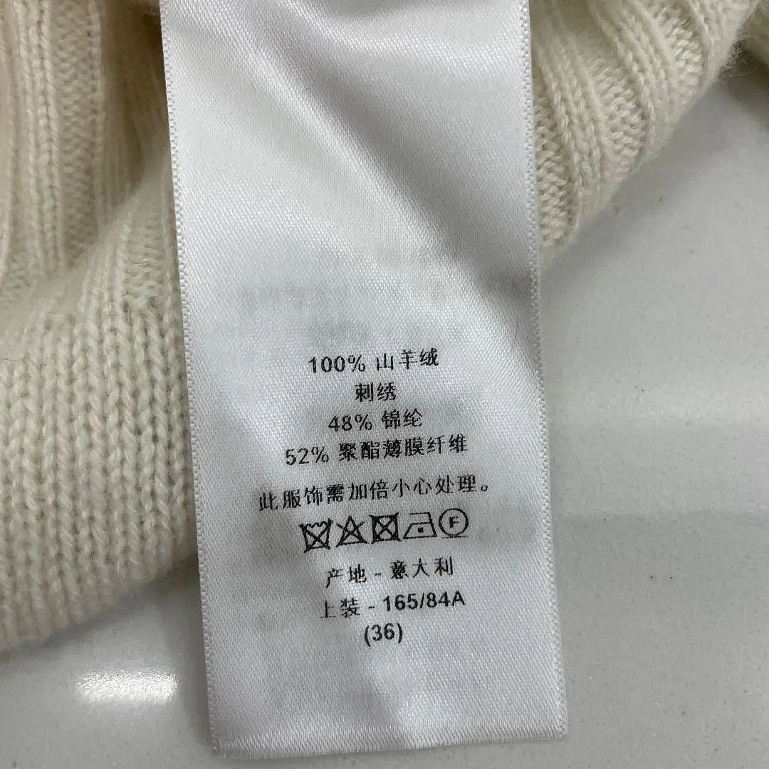 Dior Dior Butterfly Embroidered Cashmere Sweater Size 36 Size XS / US 0-2 / IT 36-38 - 5 Thumbnail