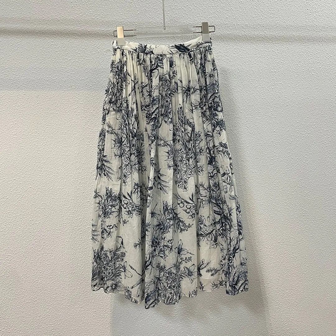 Dior Dior Toile de Jouy Midi Skirt Size 36 Size 26" / US 2 / IT 38 - 2 Thumbnail