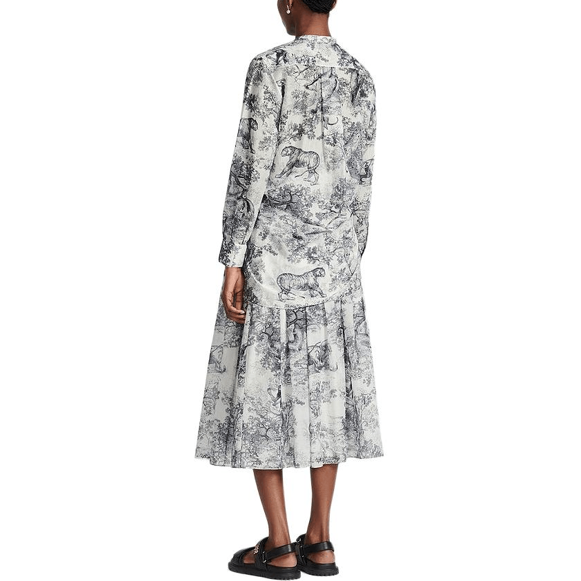 Dior Dior Toile de Jouy Midi Skirt Size 36 Size 26" / US 2 / IT 38 - 8 Thumbnail