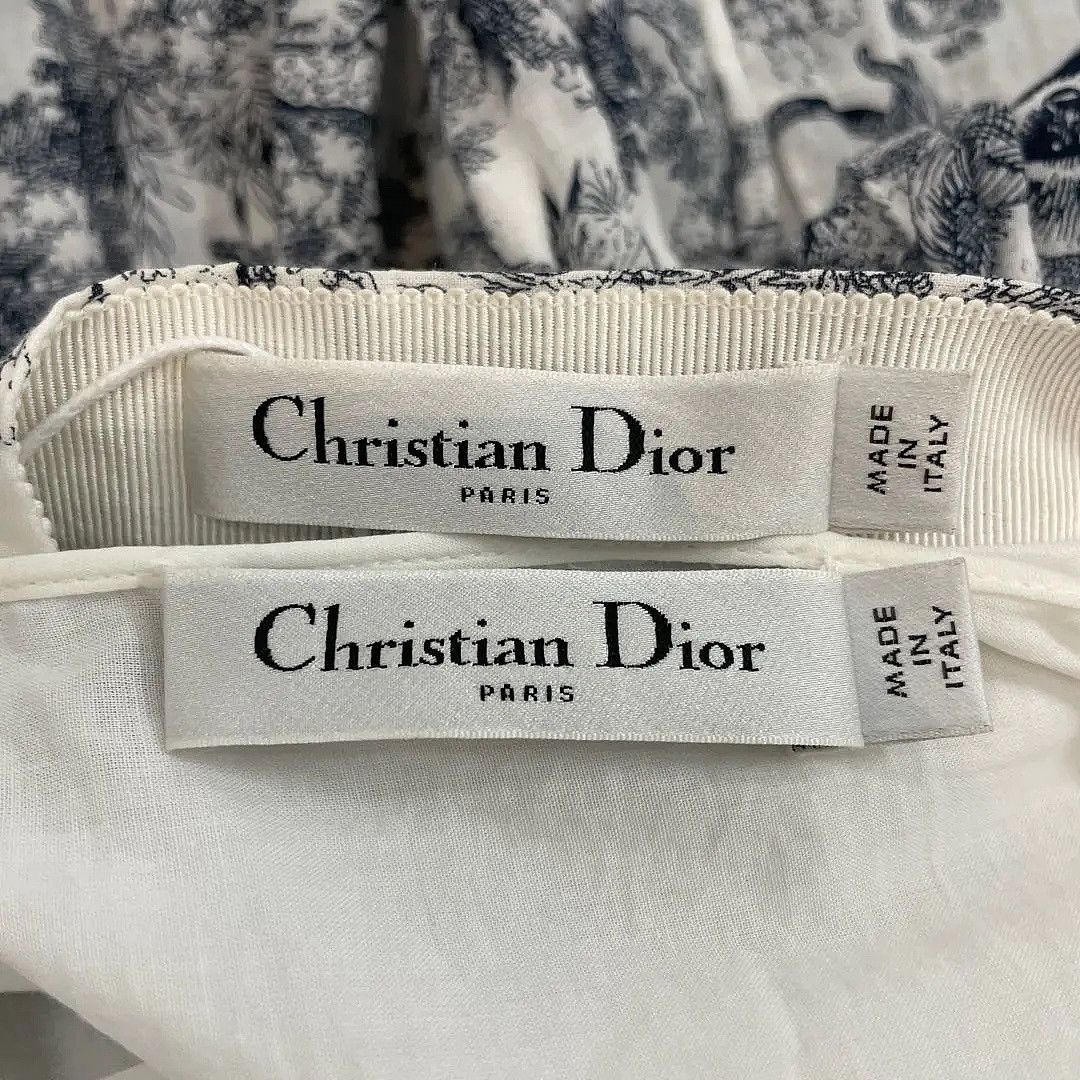 Dior Dior Toile de Jouy Midi Skirt Size 36 Size 26" / US 2 / IT 38 - 3 Thumbnail