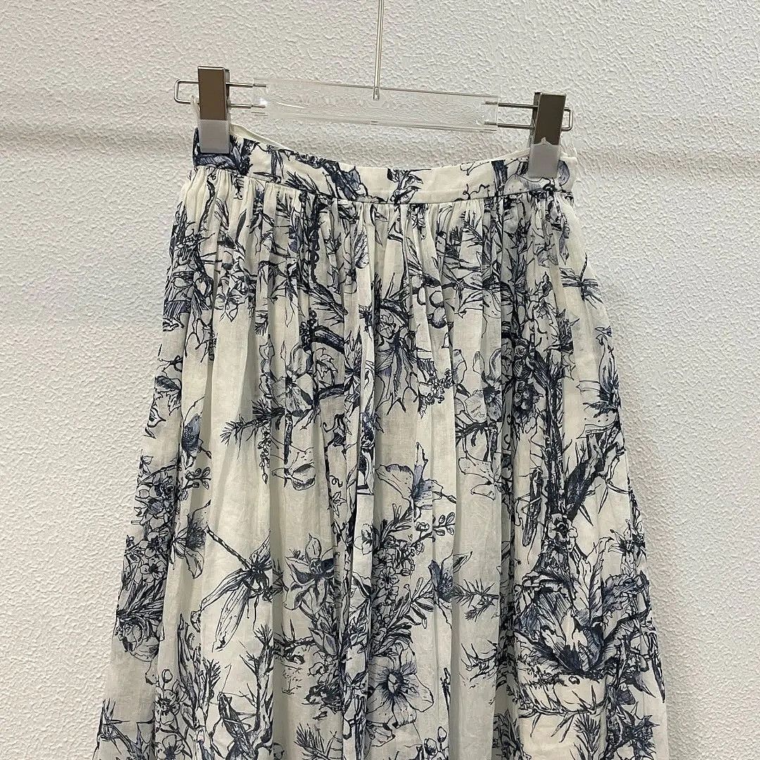 Dior Dior Toile de Jouy Midi Skirt Size 36 Size 26" / US 2 / IT 38 - 6 Thumbnail
